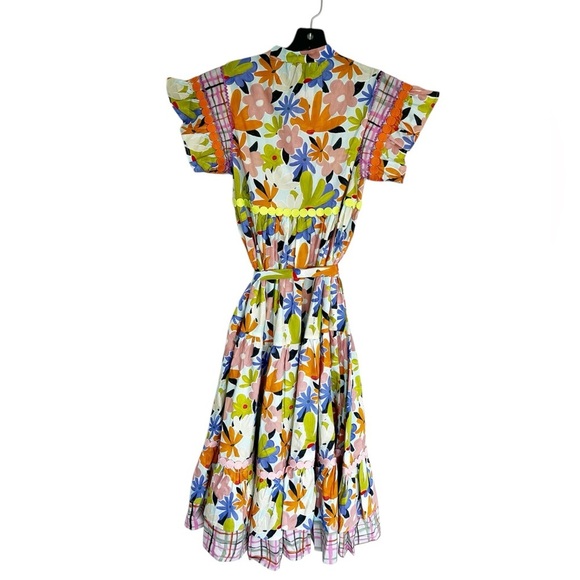 Celia B Floral Seren Midi Dress Womens XS NWT - Picture 10 of 14